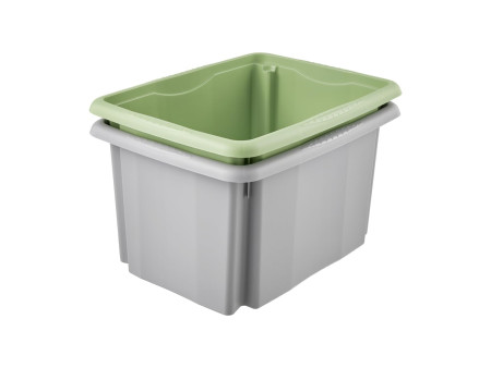 keeeper Boîte de rangement 'emil eco', 15 litres, stone grey