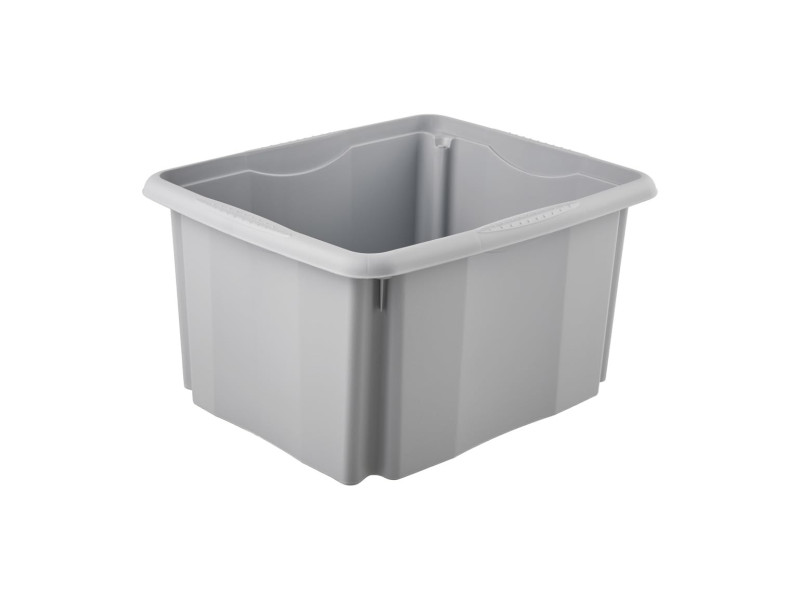 keeeper Boîte de rangement 'emil eco', 24 litres, stone grey