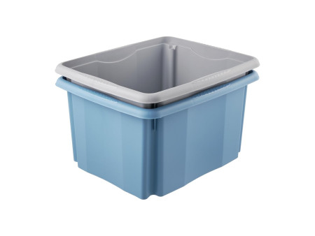 keeeper Boîte de rangement 'emil eco', 24 litres, sky blue