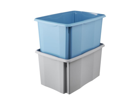 keeeper Boîte de rangement 'emil eco', 45 litres, stone grey