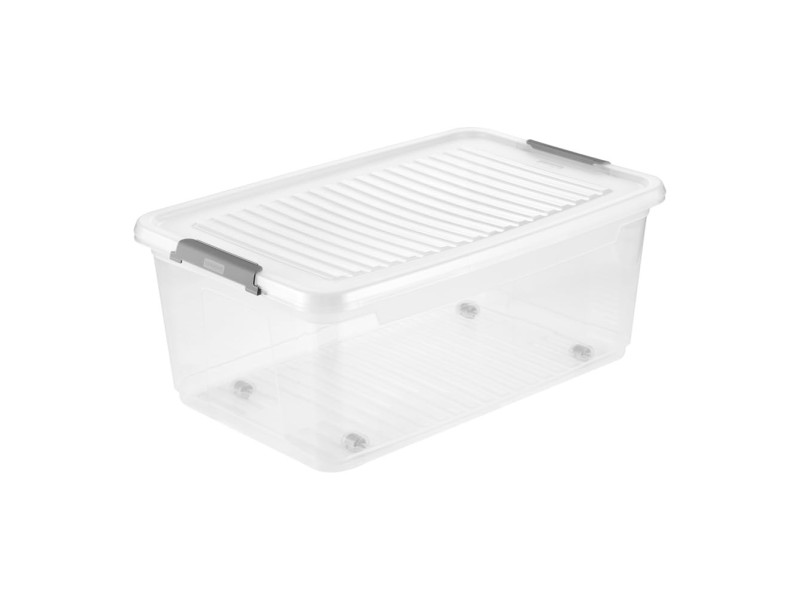 keeeper Boîte de rangement 'leo', 37 litres, transparent