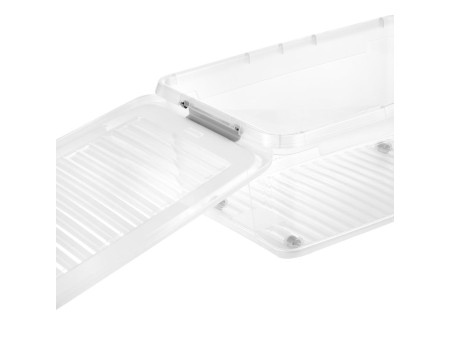 keeeper Boîte de rangement 'leo', 37 litres, transparent