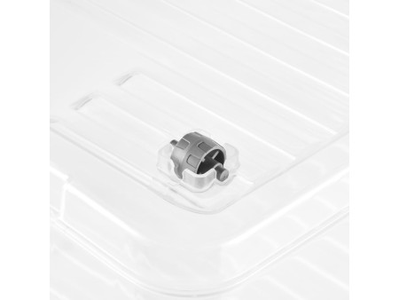 keeeper Boîte de rangement 'leo', 37 litres, transparent