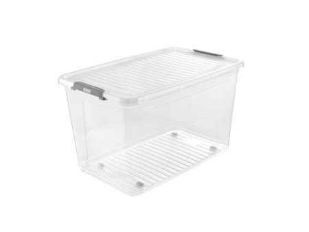 keeeper Boîte de rangement 'leo', 56 litres, transparent
