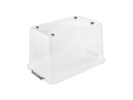 keeeper Boîte de rangement 'leo', 56 litres, transparent