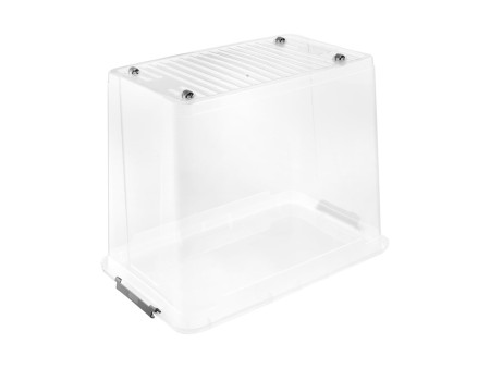 keeeper Boîte de rangement 'leo', 74 litres, transparent