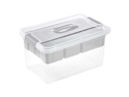 keeeper Boîte de rangement 'henri', 16 litres, nordic grey