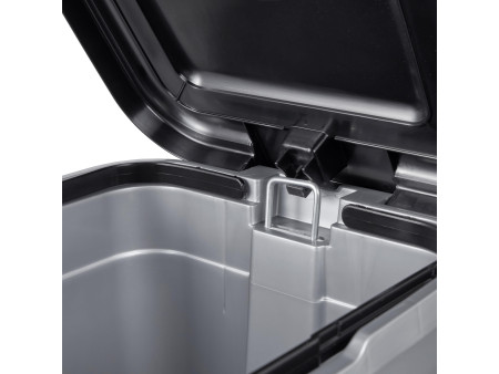 keeeper Poubelle à pédale 'olaf', 25 L, PP, light silver