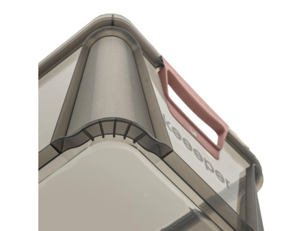 keeeper Boîte de rangement 'luis', 20 L, gris translucide