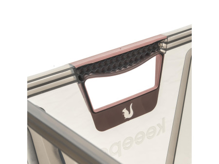 keeeper Boîte de rangement 'luis', 20 L, gris translucide