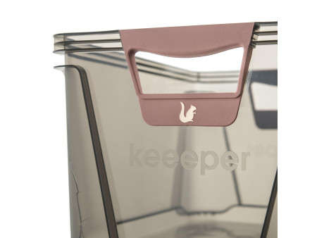 keeeper Boîte de rangement 'luis', 20 L, gris translucide