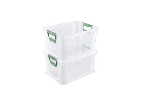 keeeper Boîte de rangement 'luis', 45 L, transparent