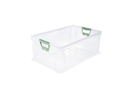keeeper Boîte de rangement 'luis', 45 L, transparent