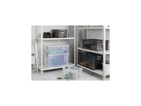 keeeper Boîte de rangement 'luis', 45 L, transparent