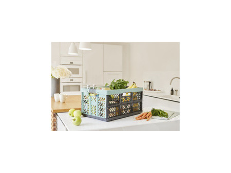 keeeper Caisse de rangement pliante 'ben', 45L, light-silver