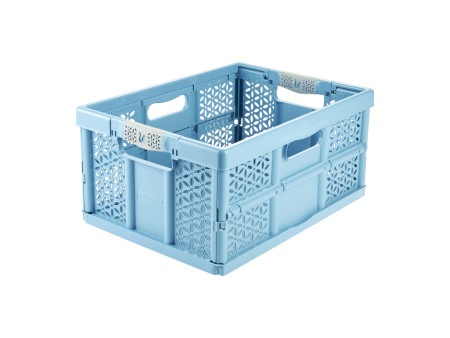 keeeper Caisse pliante 'eco lea', 32 L, sky blue