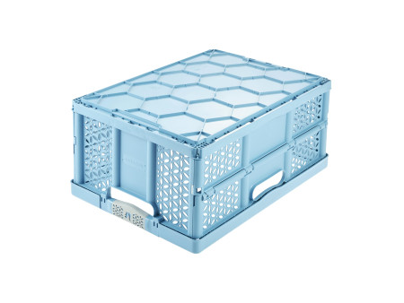 keeeper Caisse pliante 'eco lea', 32 L, sky blue