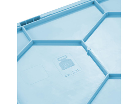 keeeper Caisse pliante 'eco lea', 32 L, sky blue