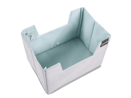 keeeper Organiseur de courses 'nea', taille L, gris/bleu eau