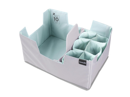 keeeper Set organiseur de courses 'nea', XL, gris/bleu d'eau