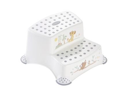 keeeper kids Marchepied 'igor lion king', 2 niveaux, blanc
