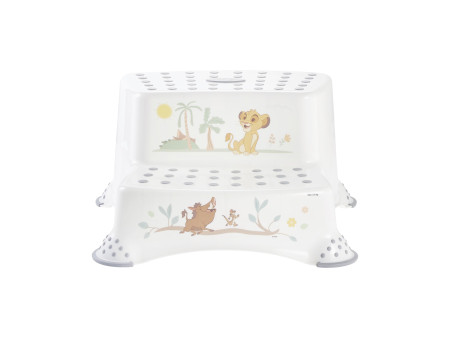 keeeper kids Marchepied 'igor lion king', 2 niveaux, blanc