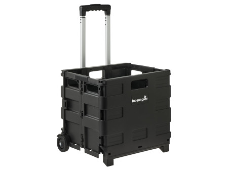 keeeper Chariot de transport 'olli' avec boîte pliante, 45 L