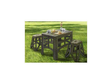 keeeper Tabouret de camping pliant 'tom', nordic-grey