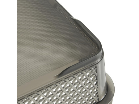 keeeper Corbeille de rangement 'mirko', A4, crystal-grey