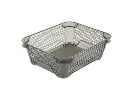 keeeper Corbeille de rangement 'mirko', A6, crystal-grey