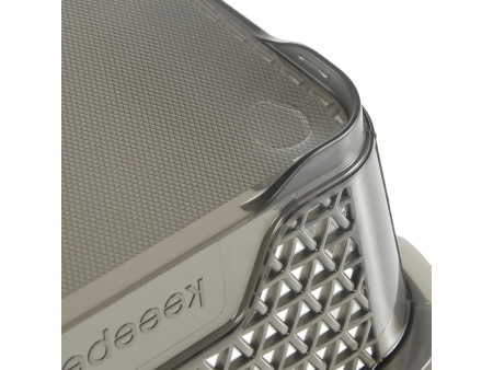 keeeper Corbeille de rangement 'mirko', A6, crystal-grey
