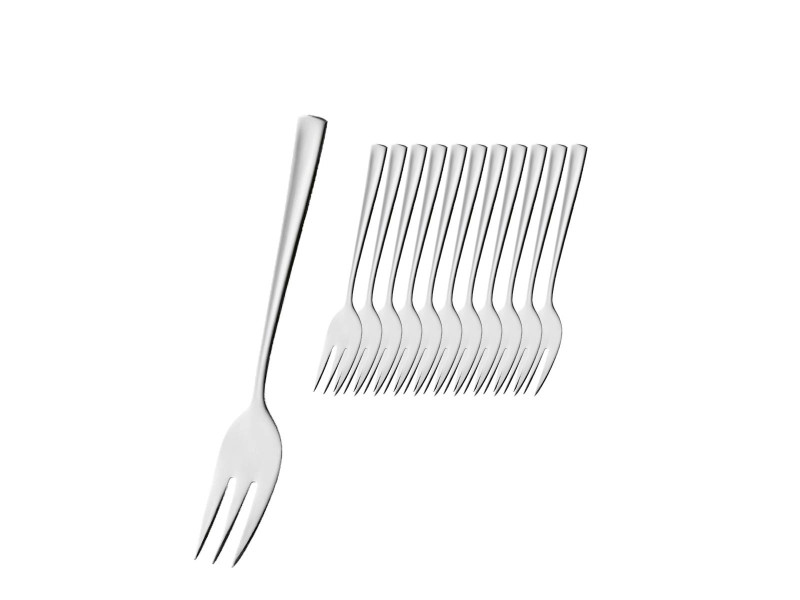 Esmeyer fourchette à gâteau 'Stockholm', set de 12, acier