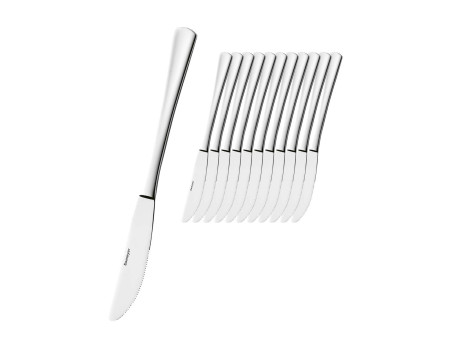 Esmeyer Couteau 'Stockholm', set de 12, acier chromé 13/0