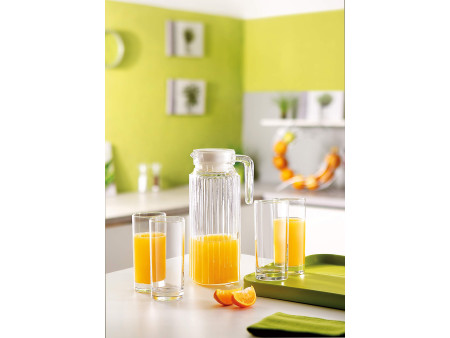 Esmeyer Arcoroc Pichet en verre 'Quadro', 1,1 L