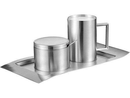 Esmeyer Set pour lait & sucre 'WAVE', 5 pièces