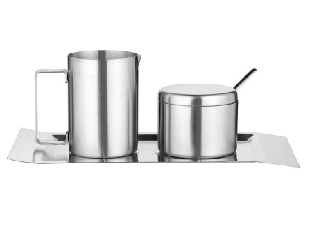 Esmeyer Set pour lait & sucre 'WAVE', 5 pièces
