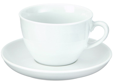 Esmeyer Tasse à cappuccino 'Bistro', set de 6, blanc