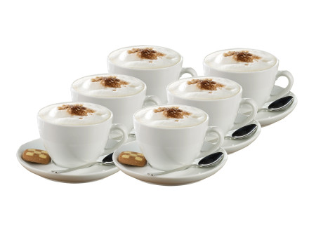 Esmeyer Tasse espresso 'Bistro', set de 6, blanc