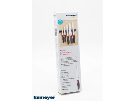 Esmeyer Bloc de couteaux, 5 pièces, avec barre magnétique