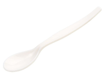 Esmeyer Cuillère à oeuf, plastique, longueur: 125 mm, blanc