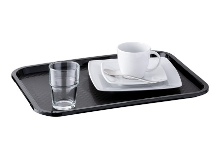 APS Plateau FAST FOOD, (L)455 x (P)355 mm, noir