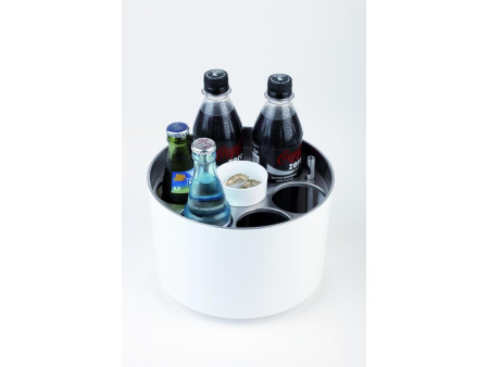 APS Rafraîchisseur conférence de bouteilles, argent/blanc