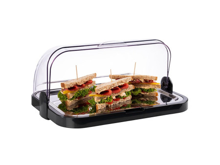 APS Vitrine de buffet, noir