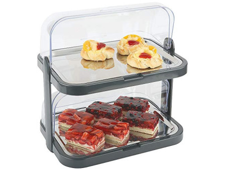 APS Vitrine de buffet DOPPELDECKER, noir
