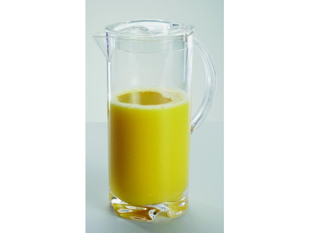 APS Pichet à jus de fruit avec couvercle, 2,0 l, transparent