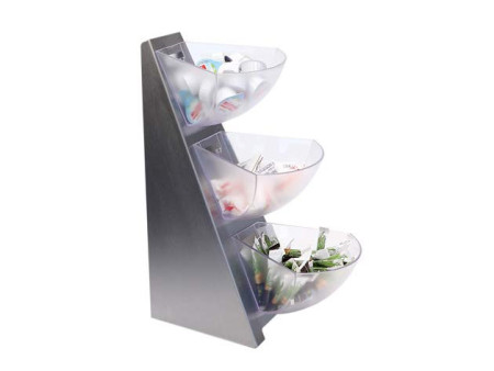 APS Distributeur de portions MULTI RACK, 3 étages, inox