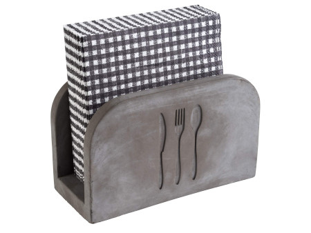 APS Support de serviettes papier ELEMENT, béton, gris