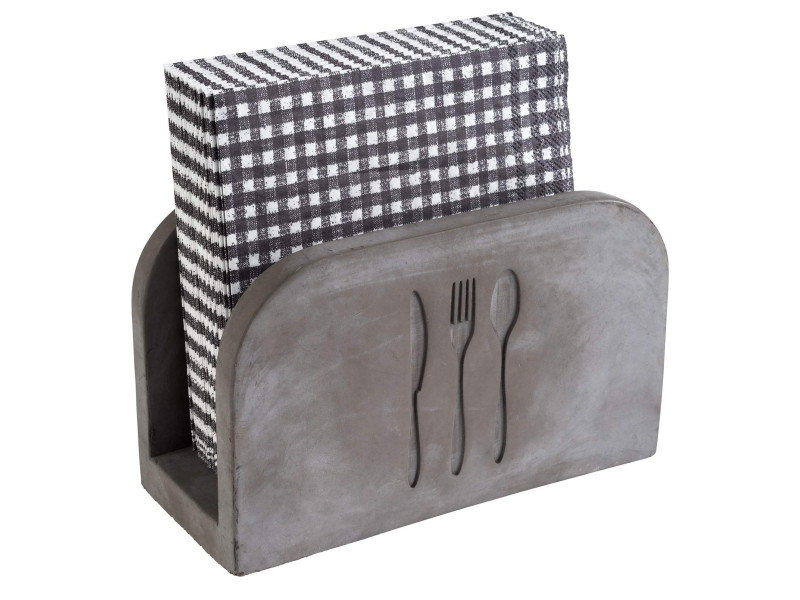 APS Support de serviettes papier ELEMENT, béton, gris