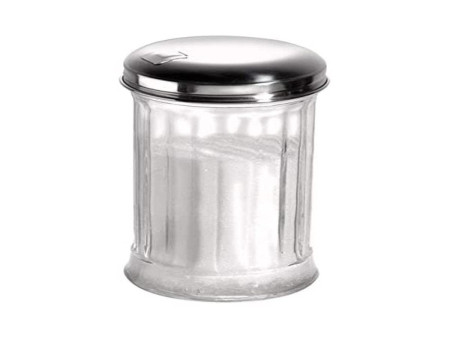 APS Sucrier, avec clapet de dosage, acier inoxydable/verre