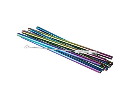 APS Paille en acier inoxydable, longueur: 215 mm, métallique